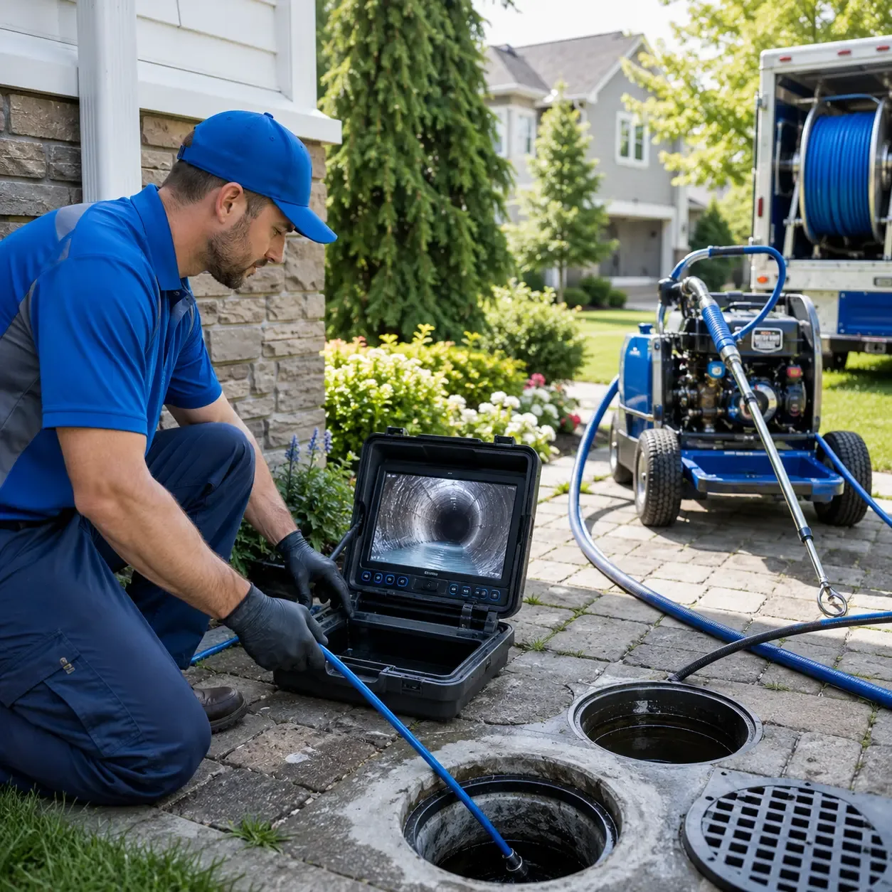 Outdoor drain cleaning professionals serving Christoval, TX